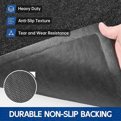 Sturdy Front Door Mat, 60" x 36" Heavy Duty Indoor Outdoor Doormat for Entryway, Fade Resistant, Waterproof Low Profile Entry Mat, Non Slip Welcome Mat for Outside Entrance, Patio, Home