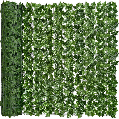 DearHouse Artificial Ivy Privacy Fence, 118x69in Artificial Hedges Fence and Faux Ivy Vine Leaf Decoration for Outdoor Garden Decor