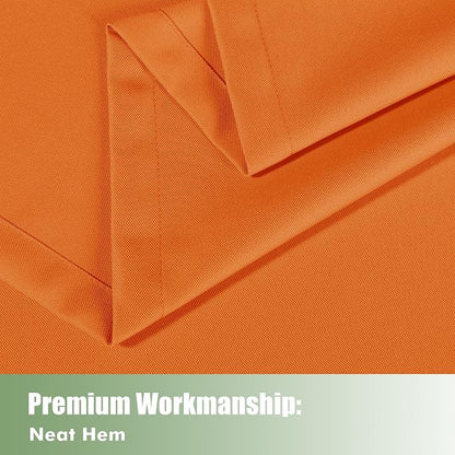 Outdoor Curtains for Patio Waterproof 6 Pcs 54x84 Inch Mecca Orange | Outsides - Image 5