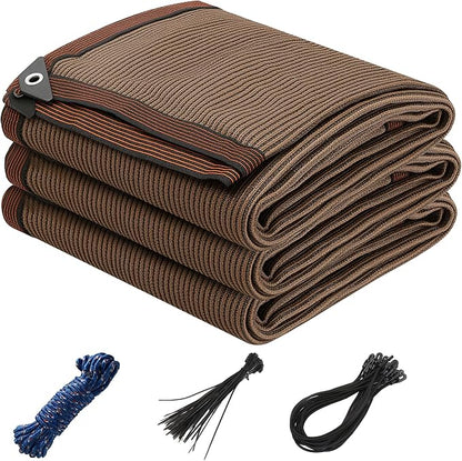 90% Sun Shade Cloth with Grommets, Breathable HDPE Mesh Tarp by EASTARP