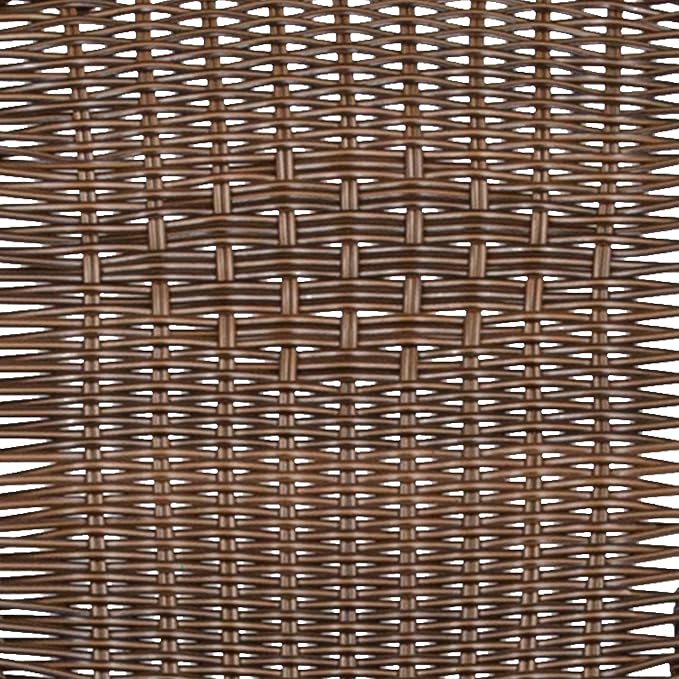 Flash Furniture Lila Medium Brown Rattan Indoor-Outdoor Restaurant Stack Chair - Image 14