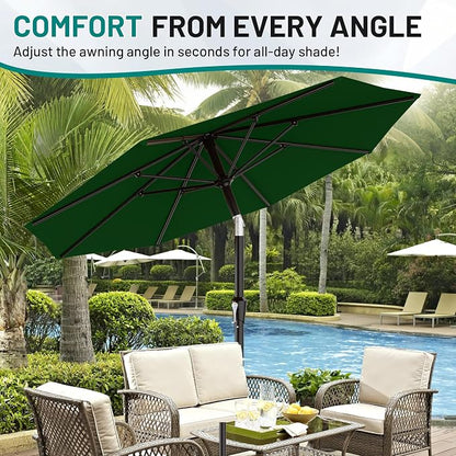 9 FT Patio Umbrella for Outdoor, Outdoor Table Umbrella - Image 7