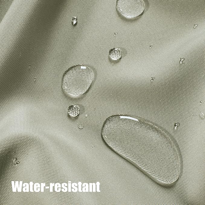 BONZER Wide Outdoor Curtains for Patio Water Resistant | Heavy Light Filtering - Image 3