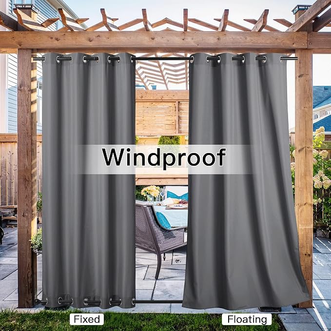 NICETOWN Canvas Outdoor Curtains - Image 4