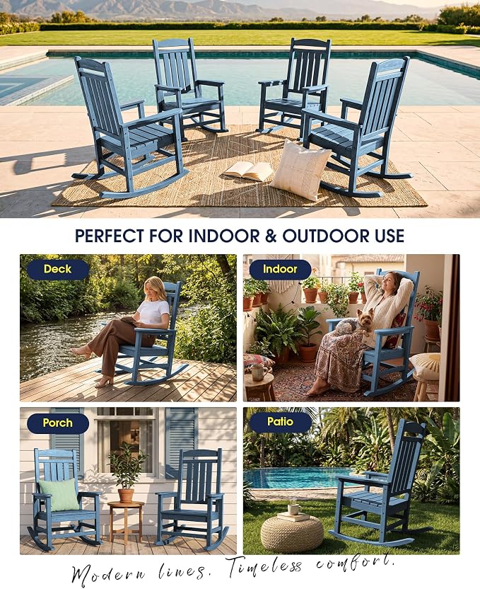 Oversized Outdoor Rocking Chair - Image 8