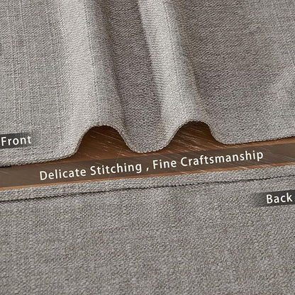 BALCONY & FALCON Placemats Set of 6 Faux Linen Cloth Place Mats Washable Waterproof Wrinkle Resistant Table Placemats for Dining Kitchen Farmhouse Indoor & Outdoor Use(Taupe Gray, 13.8”x 17.7”
