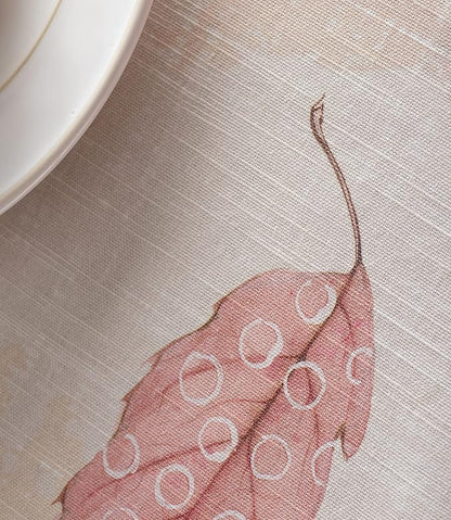 Maison d' Hermine Table Cloth Square Table 100% Cotton 54 x 54 Inches Fall Tablecloth Reusable Everyday Use for Thanksgiving Christmas Decorations Dining Farmhouse Party (Colours of Autumn)