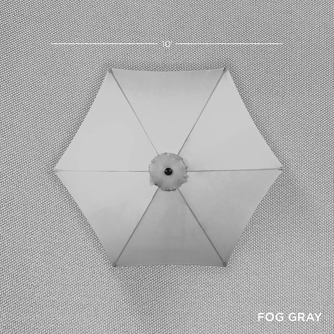Best Choice Products 10ft Outdoor Patio Umbrella, Outdoor Table Umbrella - Image 4