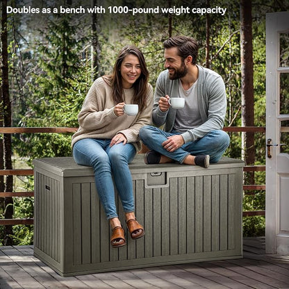 YITAHOME 230 Gallon Large Deck Box - Image 3