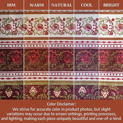 Maison d' Hermine Table Cloth Rectangle Table 100% Cotton 70 x 90 Inches Fall Tablecloth Reusable Everyday Use for Thanksgiving Christmas Decorations Dining Farmhouse Party (Reveillon Au Jardin)