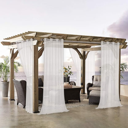 LORDTEX Burlap Linen Look Outdoor Curtain - Image 5