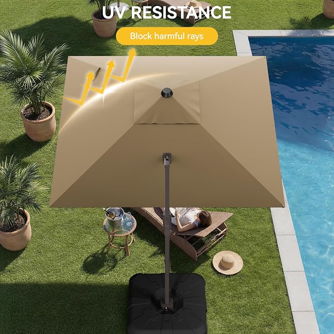 10x10FT Cantilever Outdoor Umbrella - Image 4