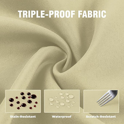 Set of 4 Outdoor Curtains for Patio Waterproof, Breathable Grommet Panels for - Image 6