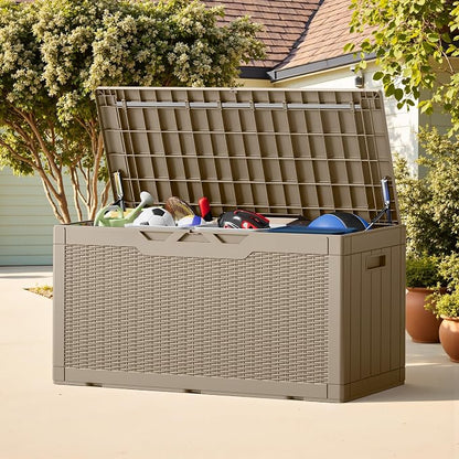 Greesum Outdoor Storage Box 100 Gallon Storage Bin - Image 6