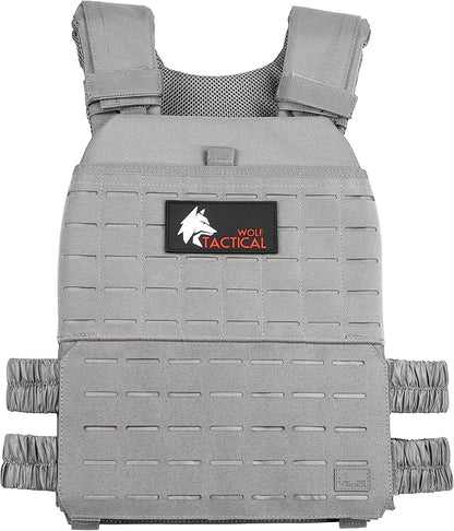 Wolf Tactical Adjustable Weighted Vest for Men & Women - Rucking, Workout, Running, Walking & CrossFit Weight Vest for Strength Training & Fitness