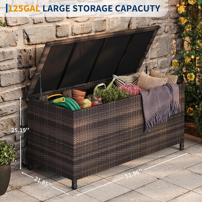 125 Gallon Outdoor Deck Box - Image 2