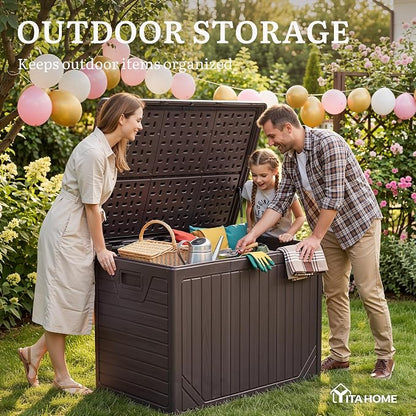 YITAHOME 230 Gallon Extra Large Outdoor Storage Box | Waterproof - Image 4