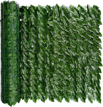 iCover Artificial Ivy Privacy Screen for Fence, 78x98in Strengthened Joint Prevent Leaves Falling Off, Faux Hedge Panels Greenery Vines, Decorative Fences for Outdoor, Garden