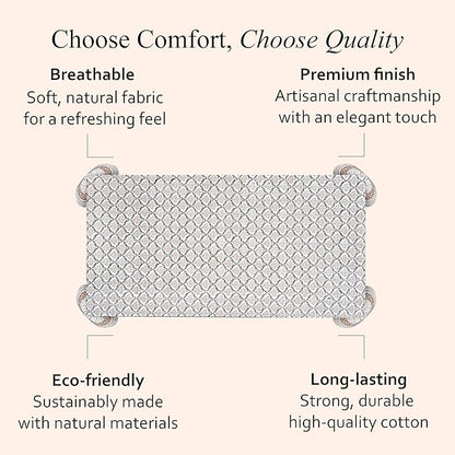 CPC Sandstone Regal Tablecloth 100% Cotton 70x108 Inch Indian Block Print Rectangle Table Cover, Table Cloth for Gifting in Weddings, Halloween, Fall, Christmas, Thanksgiving