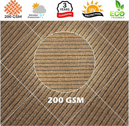 Royal Shade 18' x 24' x 30' Brown Right Triangle Sun Shade Sail Order to Make - Image 8