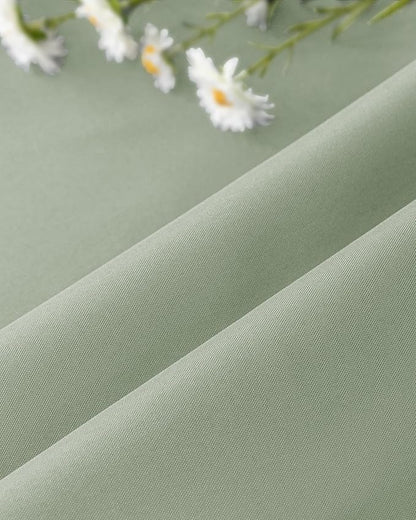 Windproof Outdoor Curtains for Patio Waterproof 4 Pcs 54x84 In Sage Green | - Image 8