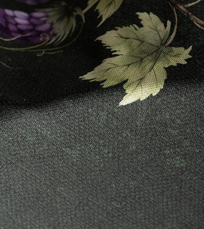 Maison d' Hermine Table Cloth Round Table 100% Cotton 63 Inches Fall Tablecloth Reusable Everyday Use for Thanksgiving Christmas Decorations Dining Farmhouse Party (Pumpkin Garden - Dark Green)
