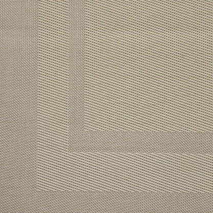 DII PVC Tabletop Collection Woven Indoor/Outdoor, Placemat Set, 13x17.25, Stone, 6 Piece