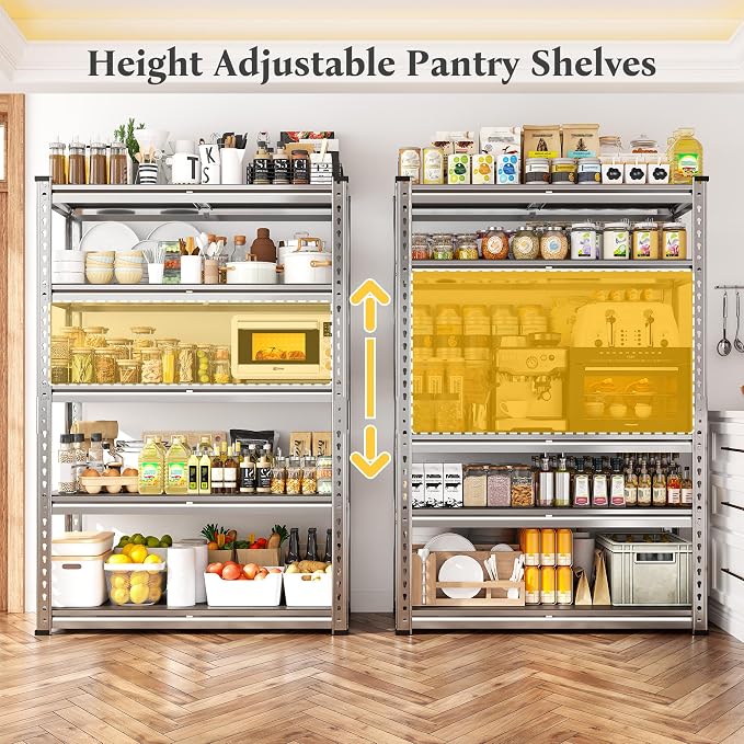 REIBII Galvanized Garage Shelving - Image 8