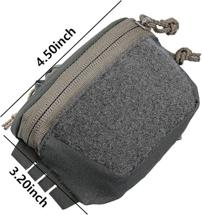 Tactical NVG Battery Pouch Helmet Mounted, Counter Weight Pouch GP Balance Retention for Fast MK1 PJ Airsoft Helmet