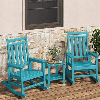 HDPE Rocking Chair Outdoor Set of 2 by Garvee