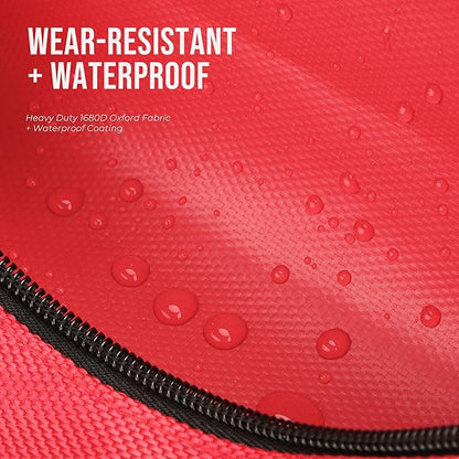 YOOFAN Tool Bags - 5 Packs of Heavy Duty Tool Pouches with Zipper, Made with 1680D Oxford Fabric and Waterproof Coating