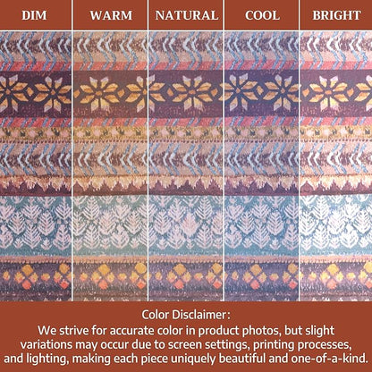 Maison d' Hermine Table Cloth Square Table 100% Cotton 60 x 60 Inches Fall Tablecloth Reusable Everyday Use for Thanksgiving Christmas Decorations Dining Farmhouse Party (Fair Isle)