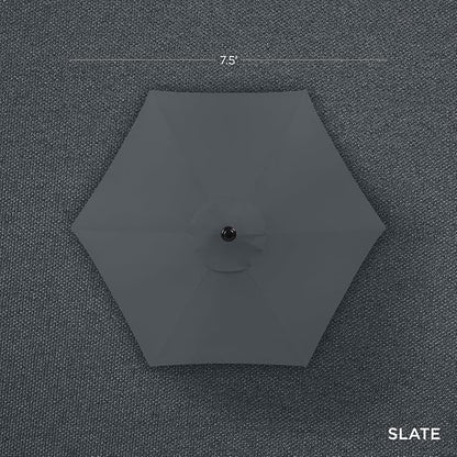 Best Choice Products 7.5ft Heavy-Duty Round Outdoor Market Table Patio Umbrella - Image 4