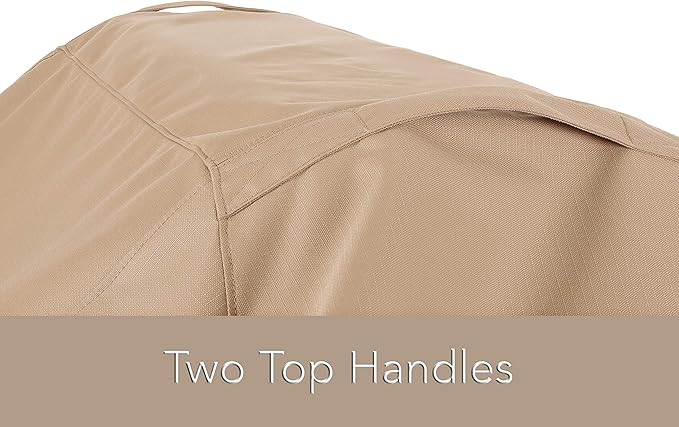 Covermates Grill Cover - Weather Resistant Outdoor Cover, Heavy Duty BBQ Covers for Large Outdoor Kitchen, Ultima 600D Polyester, 60 Inch, Ripstop Tan