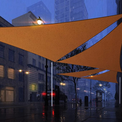 Royal Shade 12' x 12' x 12' Orange Triangle Waterproof Sun Shade Sail Order to - Image 7