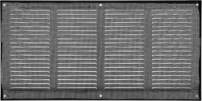 Vent Systems 16" x 8" Inch (Overall Dimensions) Pack of 3 - Anthracite - Air Vent Cover Metal Air Return Grill with Built-in Pest Guard Screen HVAC Vent Duct Cover for Home Improvement