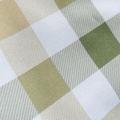 Waterproof Plaid Tablecloth Fabric - Oblong 52x70 Inch Classic Buffalo Tartan Table Cloth for Indoor/Outdoor Use - Washable Table Cover for Dinner, BBQs, and Parties