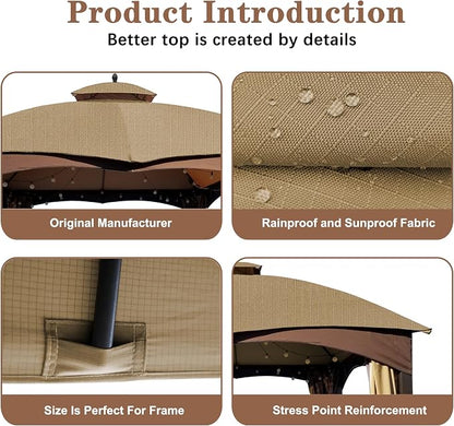 SCOCANOPY Khaki Ripstop Replacement Top Compatible - Image 5