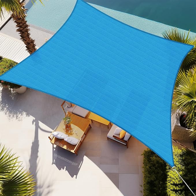 Shade&Beyond 16'x24' Sun Shade Sail Canopy Rectangle, UV Block Breathable by ShadeBeyond