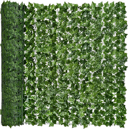 DearHouse Artificial Faux Ivy Hedge Privacy Fence Wall Screen, Leaf and Vine Decoration for Outdoor Garden Home Decor, (157.5 * 59inch)
