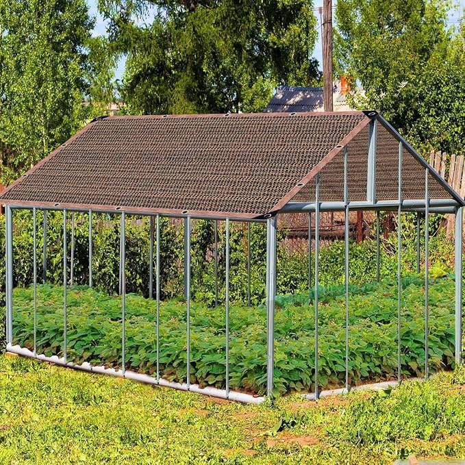 90% Sun Shade Cloth with Grommets, 10 x 12 FT Pergola Replacement Shade Cover - Image 6