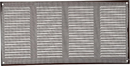 Vent Systems 16" x 8" Inch (Overall Dimensions) - Brown - Air Vent Cover Metal Air Return Grill - Built-in Pest Guard Screen - HVAC Vent Duct Cover for Home Improvement
