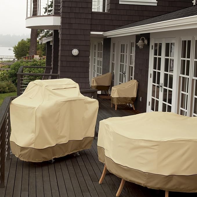 Classic Accessories Veranda Water-Resistant 80 Inch BBQ Grill Cover