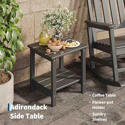 HDPE Rocking Chair Outdoor Set of 4 - Image 4