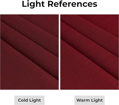 D'Moksha Homes Linen Dark Red Table Runner 90 Inches Long - 100% Pure Linen 14 x 90 Inch Table Runner for Dining, Valentines, Holiday - Machine Washable