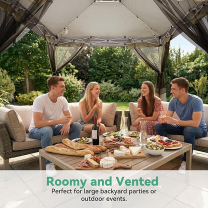 COBIZI 12x12 FT Pop up Gazebo on Clearance Canopy Tent, Carpas para Patio - Image 3