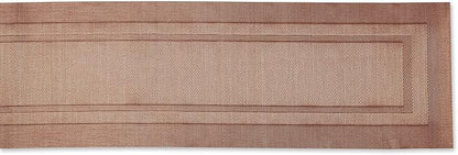 DII PVC Tabletop Collection Woven Indoor/Outdoor, Table Runner, 14x72, Cinnamon