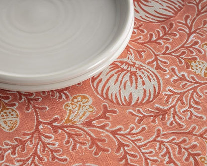 Maison d' Hermine Table Cloth Rectangle Table 100% Cotton 70 x 90 Inches Fall Tablecloth Reusable Everyday Use for Thanksgiving Christmas Decorations Dining Farmhouse Party (Harvest Festival)
