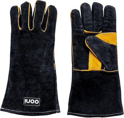 Ooni Grill Gloves - Heat and Fire Resistant, Protective Heat Proof Gloves Perfect for Outdoor Cooking, Grill, Fireplace, Barbecue or Pizza Oven