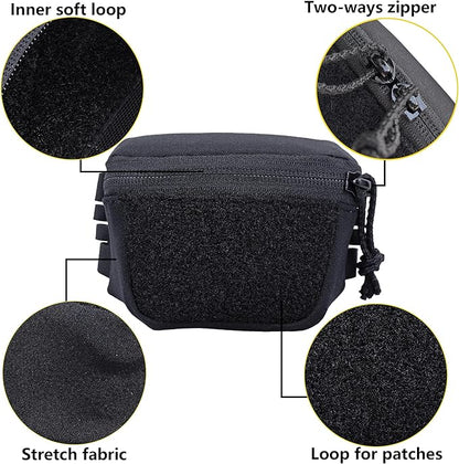 Tactical NVG Battery Pouch Helmet Mounted, Counter Weight Pouch GP Balance Retention for Fast MK1 PJ Airsoft Helmet
